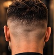 Low fade van achteren